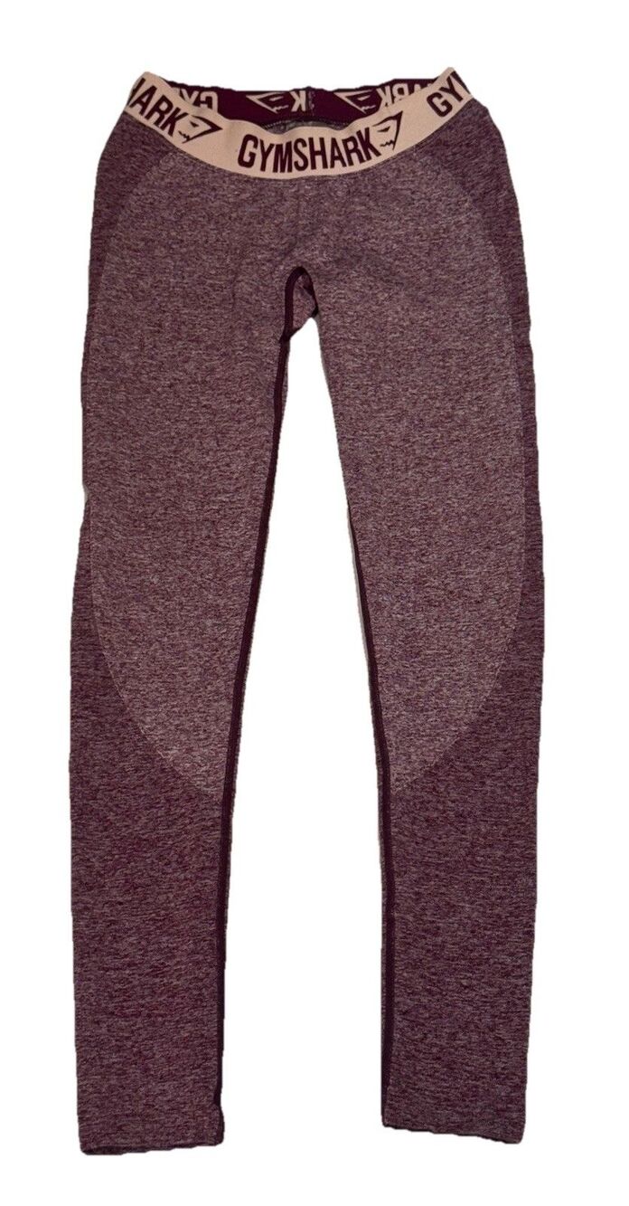 Gymshark Seamless Flex Leggings Womens Small Purple Marl Gym Workout Train